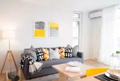 Scandinavian Airy APT in Business Area & Airport