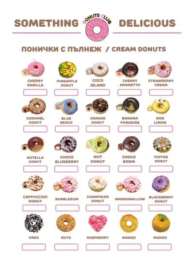 Понички Варна | Сладкарница Варна | Donuts club