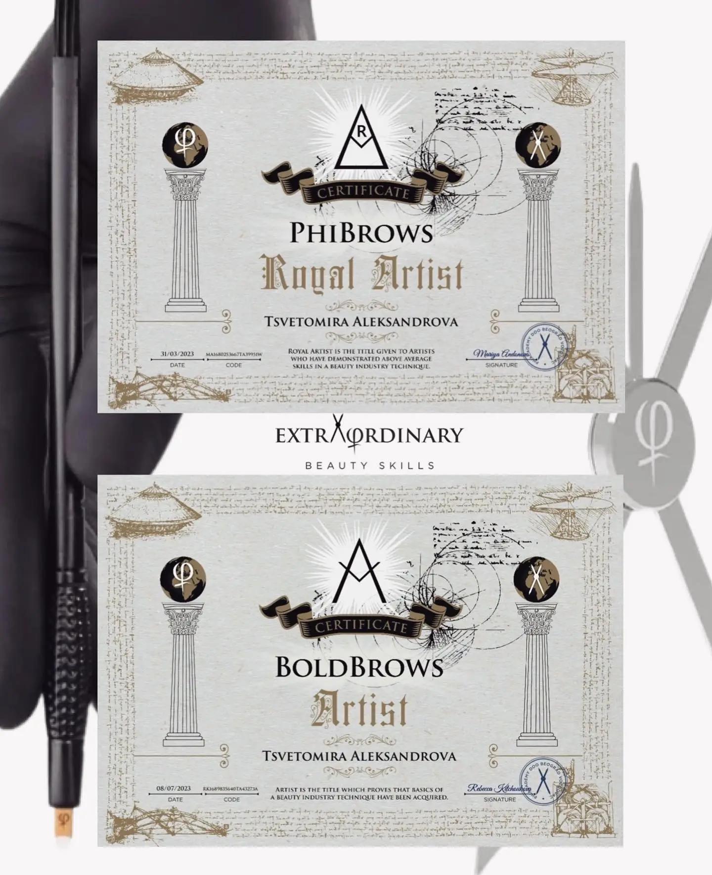 PhiAcedemy BoldBrows Master Tsvetomira Aleksandrova