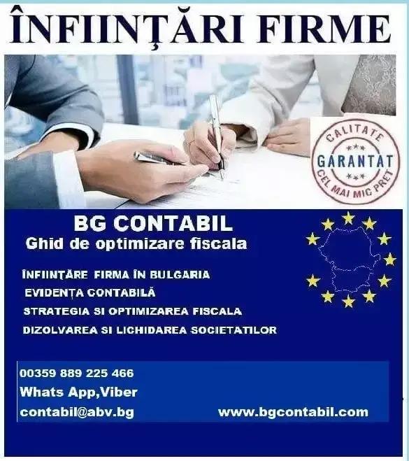 Infiintare firma Bulgaria