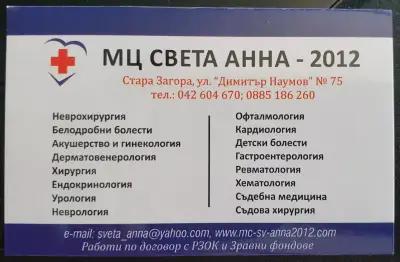 Медицински център Света Анна 2012 ЕООД