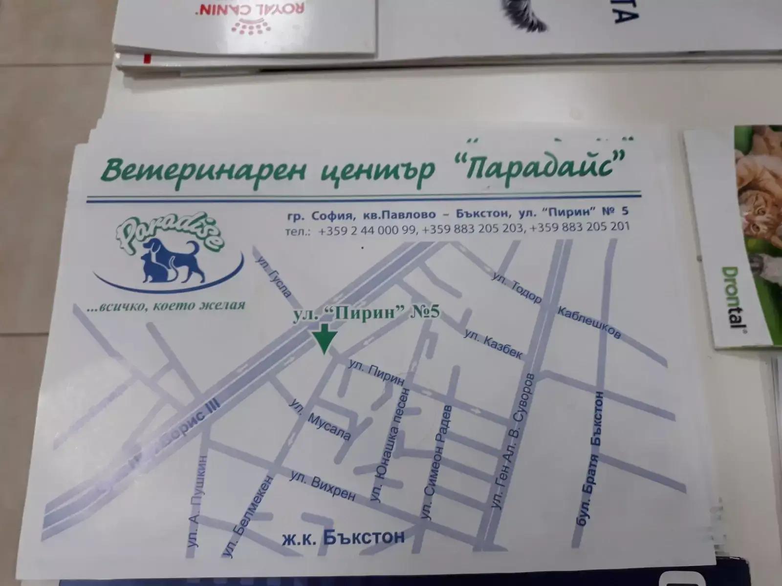 ветеринарна клиника Парадайс