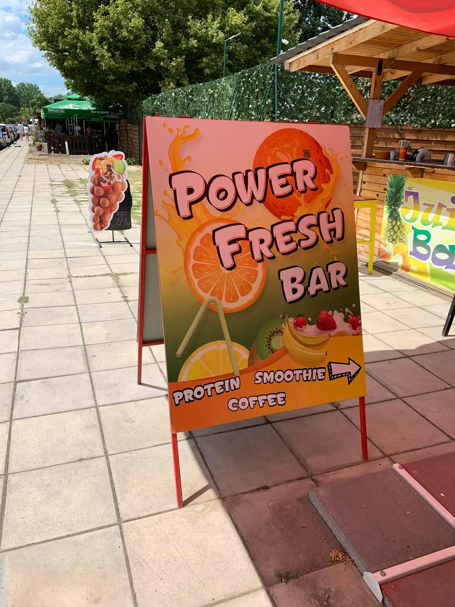 POWER FRESH BAR & WAFFLES