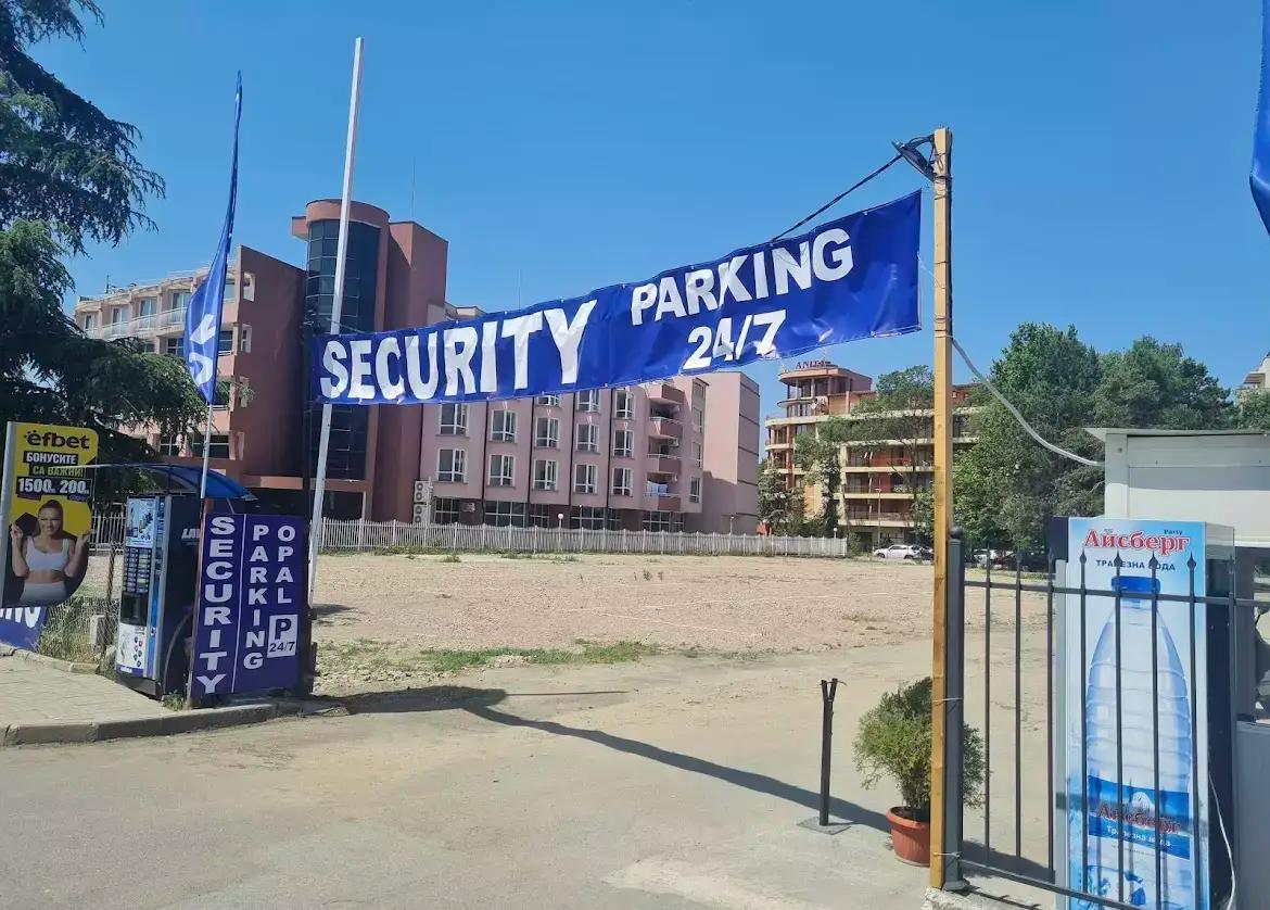 24/7 security parking "Opal" in Sunny Beach