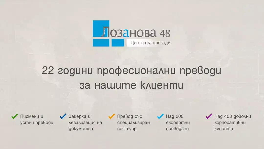 Лозанова 48 Офис Данте