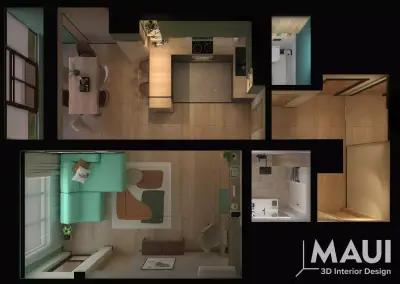 MAUI 3D Interior Design