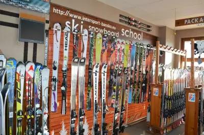 INTER BANSKO ski rental shops. Ski school in Bansko.