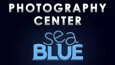 Photographic Center Sea Blue