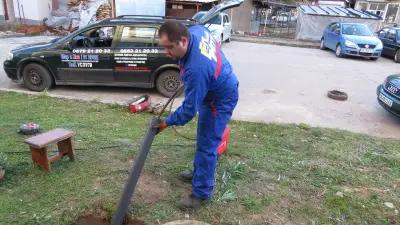 Отпушване и видео на канали и тръбопроводи за отпадна вода