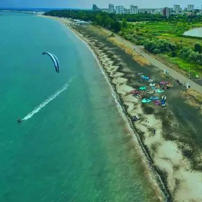 Mitko from the Beach Kite School